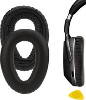 "Geekria QuickFit" pakaitiniai ausų įdėklai "Sennheiser PXC 550", "PXC 550-II Wireless", "MB 660 UC", "MB 660 UC MC" serijos ausinėms, ausų įdėklai, ausinės, ausų kaušeliai, remonto dalys (rudos spalvos)