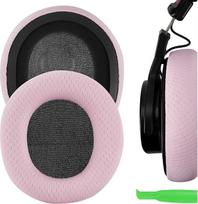 "Geekria QuickFit" pakaitiniai ausų įdėklai, suderinami su "Sony MDR-7506", MDR-V6, MDR-V7, MDR-CD900ST ausinių įdėklais, ausinių įdėklais, pakaitiniais ausų įdėklais (rožinės spalvos)