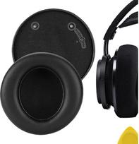 "Geekria QuickFit" pakaitiniai baltyminiai odiniai ausinių įdėklai, skirti "Philips Audio Fidelio X2HR, X1" ausinėms, ausinių įdėklai, ausinės, ausų kaušeliai, remonto dalys (juodos spalvos)