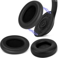 "Geekria Snap Ear Pads" ausinių įdėklų keitimo rinkinys "Beats Studio Pro" ausinėms, magnetinis lengvai keičiamas ausinių įdėklas per kelias sekundes, ausų kaušelių remonto dalys (juoda baltyminė oda, 1 pora)