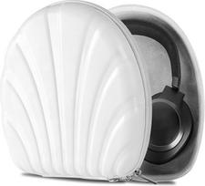 "Geekria Shield" ausinių dėklas, suderinamas su JBL Tune770NC, Tourone, Tune750NC, Tune 720BT, Tune 760NC dėklu, pakaitiniu kietuoju dėklu, kelioniniu krepšiu su kabelio laikymo vieta (baltas)
