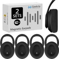"Geekria Snap Ear Pads" ausinių įdėklų rinkinys "Beats Studio 3 Wireless", "Studio 2" ausinėms, magnetiniai lengvo perjungimo ausinių įdėklai, per kelias sekundes pakeičiami ausinių įdėklai, ausų kaušelio dangtelis (tinklelis)