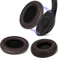 "Geekria SNAP Earpads" ausinių "Beats Studio Pro" pakaitinių pagalvėlių rinkinys, magnetiniai, lengvai per kelias sekundes pakeičiami ausų pagalvėlės, ausų pagalvėlių remonto dalys ausų kaušeliuose (ruda baltyminė oda, 1 pora)