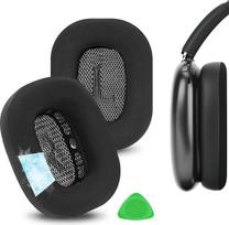 "Geekria Sport Cooling Gel" pakaitiniai ausinių pagalvėlės "Apple AirPods MAX" (A3184) (A2096) ausinėms "Ear Pads" remonto dalys (juodos spalvos)