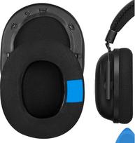 "Geekria Sport Cooling Gel" pakaitiniai ausų įdėklai, tinkantys "Razer BlackShark V2" / "V2 Pro" (netinka "BlackShark V2 Pro 2023 Edition") ausinėms, ausų įdėklai (juodi)