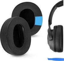 "Geekria Sport Cooling Gel" patogūs pakaitiniai ausų įdėklai "Razer Kraken V4/V4X/V3Pro/V3X/V3 HyperSense" ausinių remonto dalims (juodi)