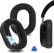 "Geekria Sport" pakaitiniai ausų įdėklai "Razer BlackShark V3 Wireless / V3X" (netinka "V3 Pro") ausinių remonto dalys (juodos spalvos)