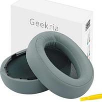 "Geekria" "QuickFit" ausų pagalvėlės, skirtos "Sony" MDR-100A, MDR-100AAP, MDR-H600A ausinių remonto dalims (pilkos spalvos)