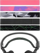 "Geekria" 5 pakuotės lankstaus audinio galvos juostos pagalvėlė, suderinama su "SteelSeries Arctis 7/9X/PRO" ausinių pakaitine juostos remonto dalimi