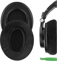 "Geekria" atminties putų ausinių pagalvėlės "Audio-Technica ATH-M50X", "ATH-M10", "ATH-M20X", "ATH-M30X", "ATH-M40X", "ATH-ANC9", "Over-Ear" ausinių ausinių dangteliai / pagalvėlės / ausinių pagalvėlių remonto dalys (juodas aksomas)
