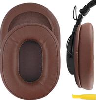 "Geekria" ausinių pagalvėlės, skirtos SONY MDR-7506, MDR-V6, MDR-CD900ST ausinėms SONY MDR-7506, MDR-V6, MDR-CD900ST ausinių atsarginės ausinių pagalvėlės / ausų pagalvėlės / ausų kaušeliai / ausų dangtelis / ausų pagalvėlių remonto dalys (rudos spalvos)