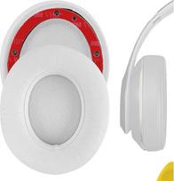 "Geekria" ausų kilimėlis, skirtas "Beats by Dr. Dre Studio 3.0", "Studio2" (2 kartos "Bluetooth") belaidėms ausinėms Keičiamos ausų pagalvėlės / ausų pagalvėlės / ausų kaušeliai / ausų dangteliai / ausų pagalvėlių remonto dalys (baltos spalvos)