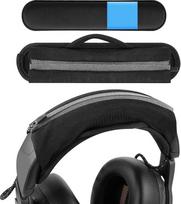 "Geekria" didelis ausinių dangtelis su "Velcro" ir ausinių pagalvėlių rinkinys / ausinių apsauga su užtrauktuku, įrankių nereikia, suderinamas su "Corsair", JBL, "Logitech", "Razer", "Sennheiser", "Turtle