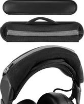 "Geekria" didelis kablio ir kilpos ausinių dangtelis + ausinių pagalvėlių rinkinys / ausinių apsauga su užtrauktuku / IDIY montavimas, suderinamas su ATH, JBL, Razer, Sony, Sennheiser ausinėmis