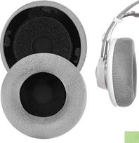 "Geekria" pakaitinės ausų pagalvėlės, suderinamos su AKG K701, K702, Q701, Q702, K601, K612, K712 ausinėmis, ausinių pagalvėlėmis, ausinių pagalvėlėmis, ausų kaušelių remonto dalimis (pilkas veliūras)