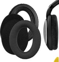 "Geekria" pakaitiniai ausinių įdėklai "Sennheiser HD598 HD598SE HD598CS HD598SR" ausinių įdėklai ausų kaušelių remonto dalys (juodos spalvos)