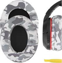 "Geekria" pakaitiniai ausų įdėklai, suderinami su "Turtle Beach Stealth 600", "400", "500X", "700X", "420X", "Ear Force XO SEVEN", "XP500", "PX5", "PX4", "X42" žaidimų ausinių įdėklais, ausinių įdėklais (Camo Protein)