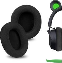 "Geekria" pakaitiniai tinkliniai ausinių įdėklai Razer Kraken V4/V4X/V4Pro/Kitty V2 Pro, Barracuda/Barracuda X ausinių įdėklai (juodi)