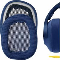 "Geekria" pakaitiniai tinkliniai ausinių įdėklai "Logitech G 433/233/PRO" ausinių įdėklai Ausų įdėklai Ausinių įdėklų remonto dalys mėlynos spalvos