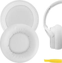 "Geekria" pakaitinis ausinių kilimėlis "Audio-technica ATH-WS550", ATH-WS550IS SOLID BASS ausinių kilimėlis / ausies pagalvėlė / ausies kaušelis / ausies dangtelis / ausų kilimėlių remonto dalys (baltos spalvos)