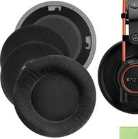 "Geekria" pakaitinis aksominis ausų kilimėlis AKG K701 K702 Q701 Q702 K601 K612 K712 ausinių ausinių kilimėlis / ausų pagalvėlė / ausų kaušeliai / ausų dangtelis / ausų pagalvėlių remonto dalys