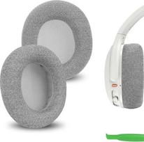 "Geekria" patogūs tinkliniai ausų įdėklai, suderinami su "Skullcandy Crusher ANC 2" ausinėmis, ausų įdėklai ir remonto dalys (pilka)