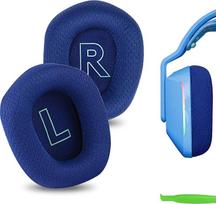 "Geekria" patogūs tinklinio audinio ausų pagalvėlės "Logitech G733 G535 G335" ausinėms (mėlynos)