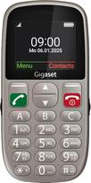 "Gigaset GL395" mobilusis telefonas - paprastas valdymas senjorams, dideli mygtukai ir SOS avarinis mygtukas - apsauga nuo dulkių ir purslų, IP44 apsaugos klasė - be sutarties - 2,2 colio spalvotas TFT ekranas, titano spalvos