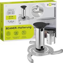 "Goobay BeamerFlex" projektoriaus laikiklis ant lubų - skirtas mažiems ir vidutiniams projektoriams (iki 10 kg) - 15° posvyrio ir 360° pasukimo kampu - reguliuojamas aukštis - lengvai montuojamas - sidabrinis 51905