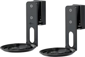 "goobay" 2 garsiakalbių sieninių laikiklių rinkinys, skirtas "Sonos Era 100", 3 kg, pakreipiamas ir pasukamas, plieninis, juodas - 71025