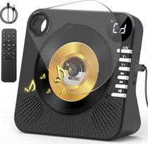 "Greadio" nešiojamasis CD grotuvas su "Bluetooth 5.1", vaikiškas CD grotuvas su garsiakalbiu, nuotolinio valdymo pultu, "HiFi" garsu, apsauga nuo dulkių, AUX/USB atkūrimu, nešiojamasis CD grotuvas namams (juodas)