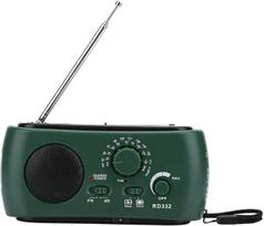 "Grundig" nešiojamasis saulės radijo imtuvas - AM/FM avarinis radijo imtuvas su LED žibintuvėliu, avariniu įkrovikliu ir jutikline šviesa