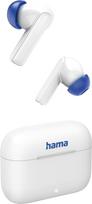"Hama" "Bluetooth" ausinės (belaidės, TWS ausinės, aktyvaus triukšmo slopinimo, ausinės su įkrovimo stotele, ENC, į ausis, USB-C greitasis įkrovimas, "Bluetooth" ausinės, programėlės / balso valdymas, jutiklinis valdymas)