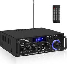 "HiFi Stereo" stiprintuvas BT-298Pro "Bluetooth 5.0" garso stiprintuvo imtuvas 2.0 kanalo 50W x 2 Max 600W Mini garso stiprintuvas namų garsiakalbiui (BT-298A atnaujinta versija)
