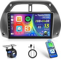 "Hikity" 2G 64G "Android 15" automobilinis radijas "Toyota RAV4" 2001-2006 m. su belaidžiu "Carplay" "Android" automobiliu, 9 colių jutiklinio ekrano automobilinis radijas su GPS navigacija "Bluetooth WiFi" RDS FM MIC atbulinės eigos kamera