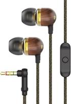 "House of Marley Smile Jamaica In-Ear" ausinės, 1 mygtuko mikrofono valdymo ausinės, triukšmą izoliuojantis 9,2 mm garsiakalbis, 2 dydžių ausinės, užtikrinančios ilgalaikį komfortą, nesipainiojantis laidas - žalvaris