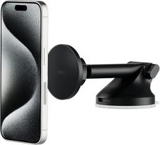 "iOttie iTap 3" magnetinis prietaisų skydelio ir priekinio stiklo laikiklis su magnetinio žiedo adapteriu, suderinamas su "Qi2", "MagSafe", "iPhone" ir "Android" išmaniaisiais telefonais