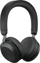 "Jabra Evolve2 75" belaidės kompiuterio ausinės su 8 mikrofonų technologija - dvigubos putų stereofoninės ausinės su moderniu aktyviu triukšmo slopinimu, USB-C "Bluetooth" adapteriu ir suderinamumu su UC - juodos spalvos