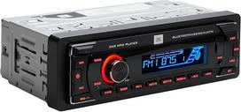 "JBL Harman Kardon Celebrity 100" automobilinis radijo imtuvas "Bluetooth" 1 DIN 4 x 50 W belaidis FM automobilinis radijo imtuvas su "Bluetooth" srautinio perdavimo funkcija ir laisvų rankų įrangos rinkiniu automobiliui su nuimamu ekranu, USB, SD ir AUX
