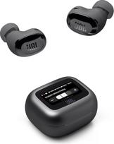 "JBL Live Buds 3" belaidės ausinės su "Bluetooth", 40 valandų veikianti baterija, "True Adaptive Noise Cancelling" ir didelės raiškos JBL signatūros garsas, atsparios vandeniui, IP55, juodos spalvos
