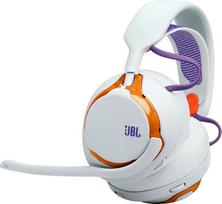 "JBL Quantum 650" belaidės "Bluetooth" žaidimų ausinės su "JBL Quantum Room Sound" garsu, triukšmą slopinančiu mikrofonu, USB-C kabeliu, 45 val. baterija, keičiamomis dalimis ir suderinamumu su įvairiomis platformomis, turkio spalvos