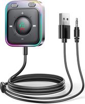 "JOYROOM 2026 Aux Bluetooth" adapteris automobiliui su laisvų rankų įrangos rinkiniu, Hi-Fi stereofoninio garso, USB adapteris, Plug & Play, automobilinis "Bluetooth" 5.4 imtuvas su Aux jungtimi automobilio garsiakalbiui, stiprintuvui