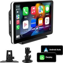 "Junsun Carplay" ekranas lengvajam automobiliui, sunkvežimiui, priekabai, "Bluetooth", "Carplay" ir "Android Car", palaiko valdymą balsu