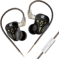 "keephifi KZ DQS In-Ear" ausinės, 1DD In Ear Monitor IEM ausinės, laidinės dinaminės pusiau atviros HiFi Bass IEM ausinės, 3,5 mm, 2 kontaktų 2 kontaktų (su mikro)