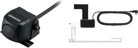 "Kenwood" CMOS-230 atbulinės eigos kamera su CMOS technologija, juoda, ir DAB antena CX-DAB1 Antena, klijuojama ant priekinio stiklo, skirta visiems DAB/DAB+ įrenginiams su SMB jungtimi, 9-16 voltų fantominis maitinimas