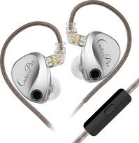 "KZ Castor Pro" 5 tonų reguliuojamos "HiFi In-Ear" ausinės Sustiprintas bosas ausinėse Dvigubas dinaminis vairuotojas Žaidimų ausinės su nuimamu 2PIN-C kabeliu
