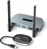 "Lemorele" belaidis HDMI siųstuvas ir imtuvas, 5G HDMI VGA belaidis perdavimas palaiko 8 TX ir 1RX, 164FT/50M 1080P HDMI belaidis perdavimas garso ir vaizdo transliacijai iš kompiuterio, nešiojamojo kompiuterio į HDTV