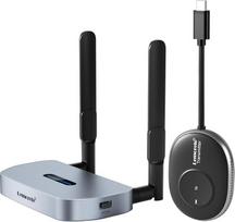 "Lemorele" 5G/2.4G 50M HDMI belaidis ilgintuvas, skirtas transliuoti vaizdo įrašus iš nešiojamojo kompiuterio, knygelės ir kompiuterio su ekranu į HD televizorių, skirtas verslui ir namams, USB C ir HDMI belaidis siųstuvas ir imtuvas, palaikantis 8 TXS ir