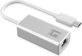 "LevelOne" USB-0402 Gigabitinio USB-C tinklo adapteris USB-C - RJ45 10/100/1000 0,15 m
