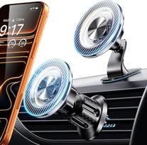 "Magsafe" mobiliojo telefono laikiklis automobilio ventiliacijai